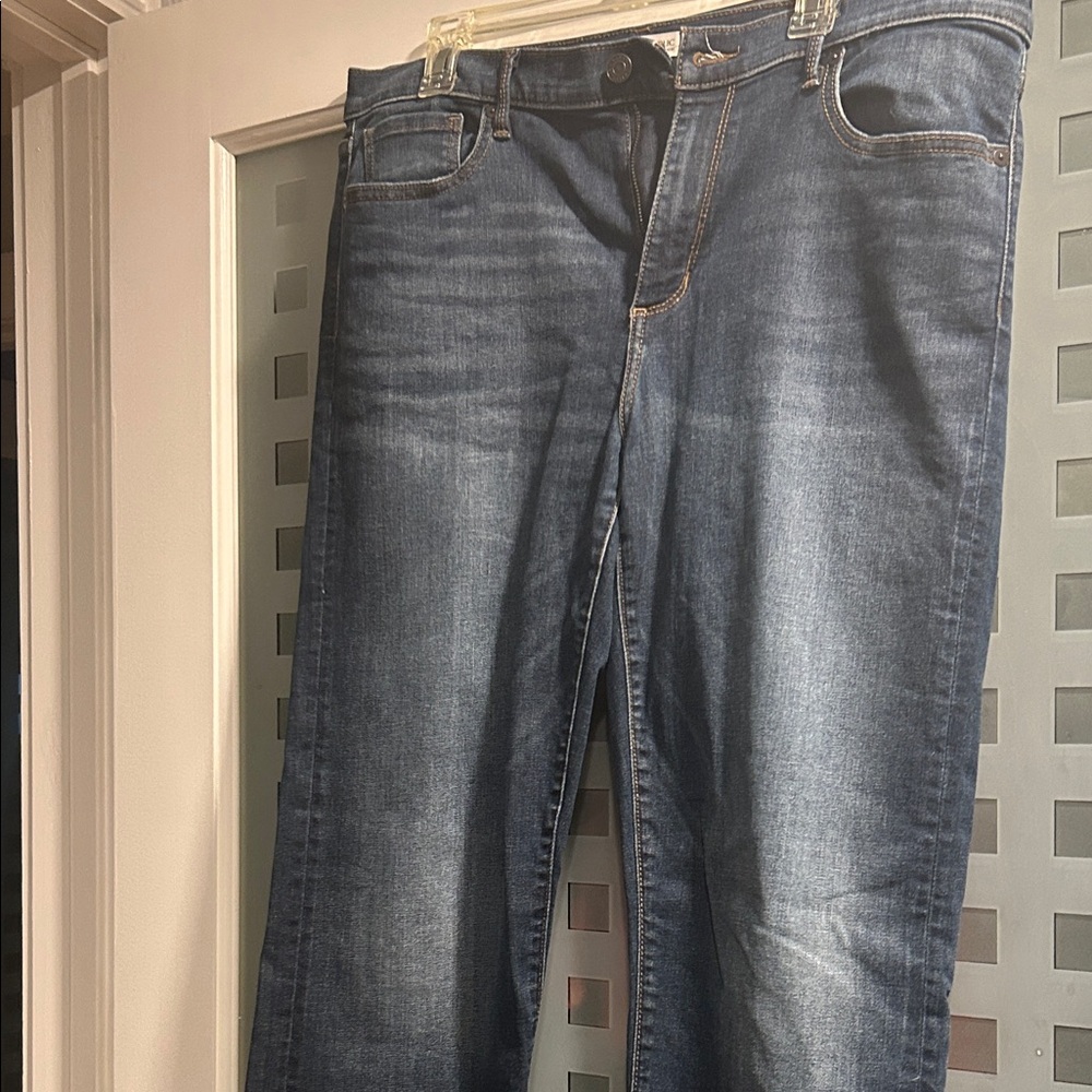Banana Republic Women's Straight Leg Jeans - Blue